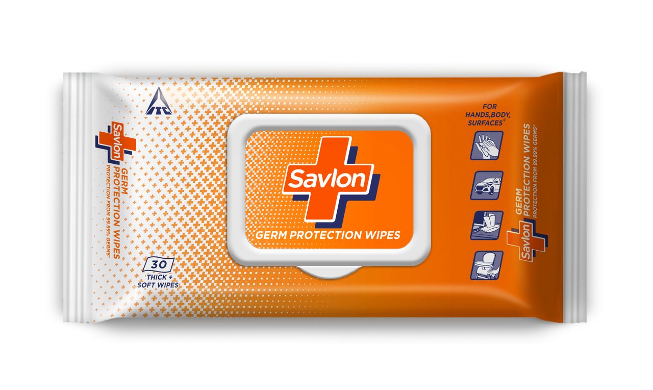 Savlon Germ Protection Multipurpose Wet Wipes with Fliptop Lid
