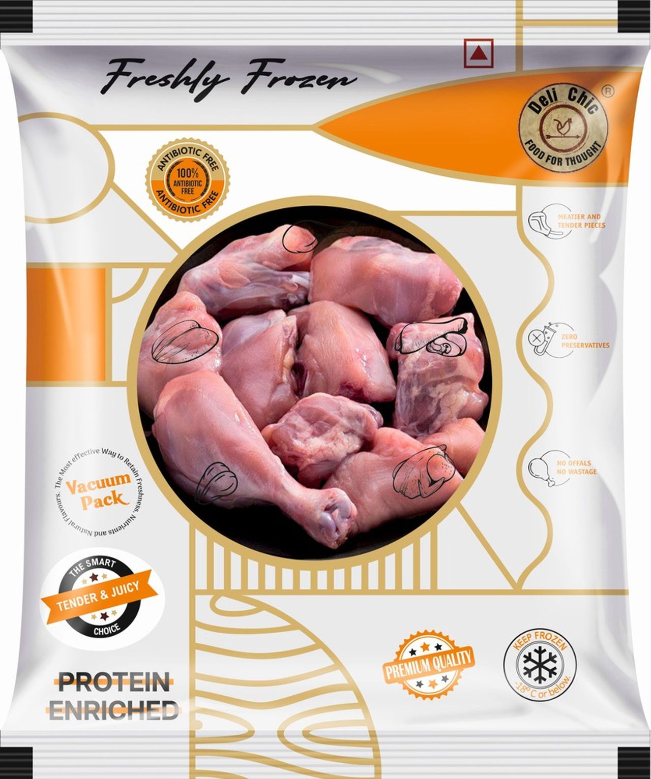 Deli Chic Chicken Curry Cut Freshly Frozen