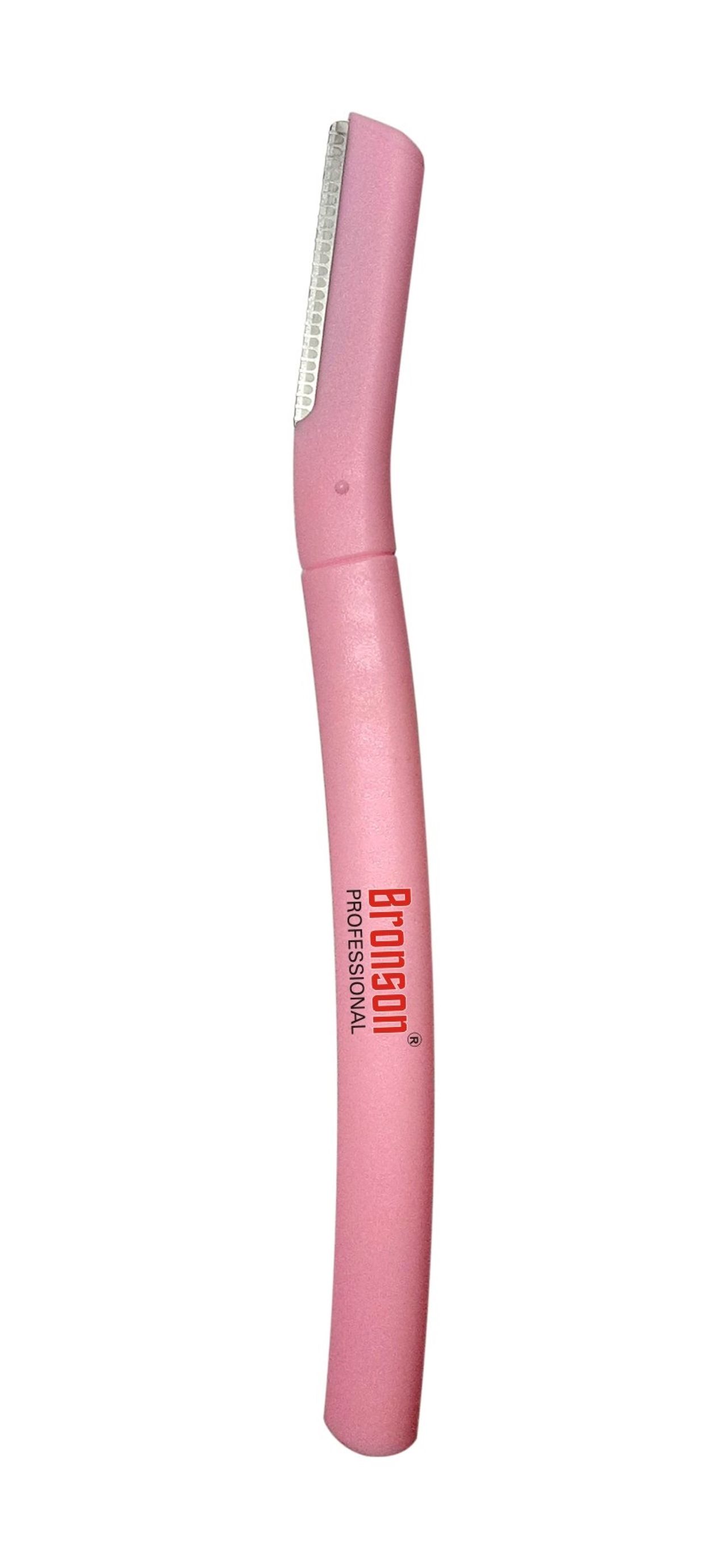 Bronson Professional Pink Face & Eyebrow razor - 1 pcs