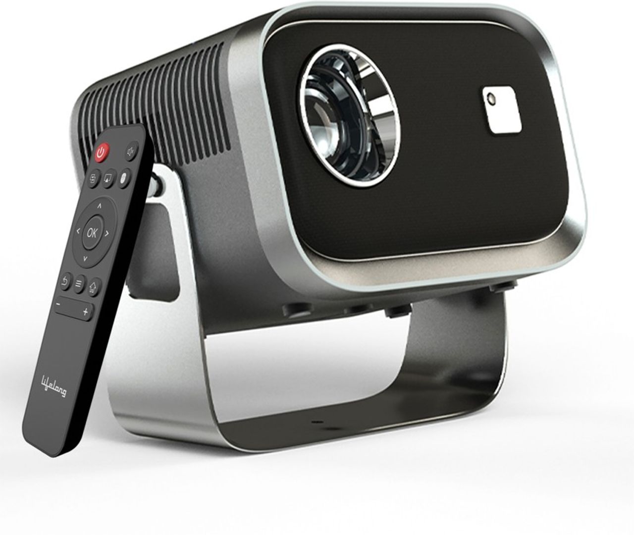 Lifelong Minipix Smart Projector (3500 lm) Portable Android 720p HD Native with 4K, Upto 120-inch Display