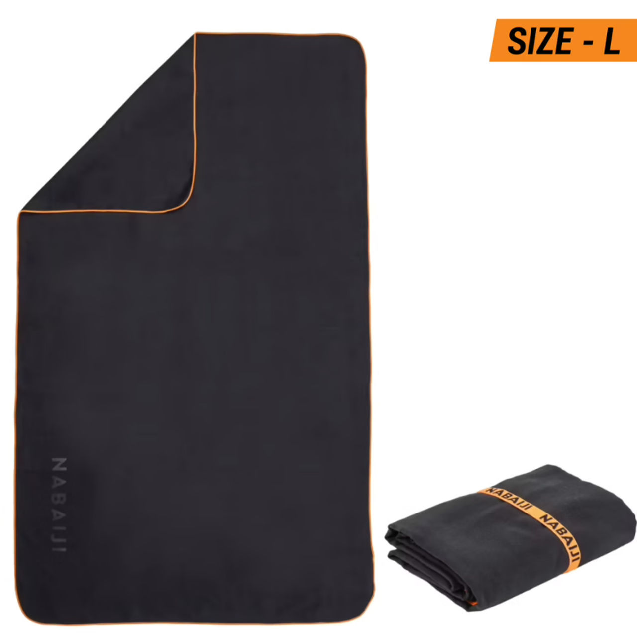 Nabaiji By Decathlon | Microfiber Quickdry Towel L 80x130cm - Dark Grey