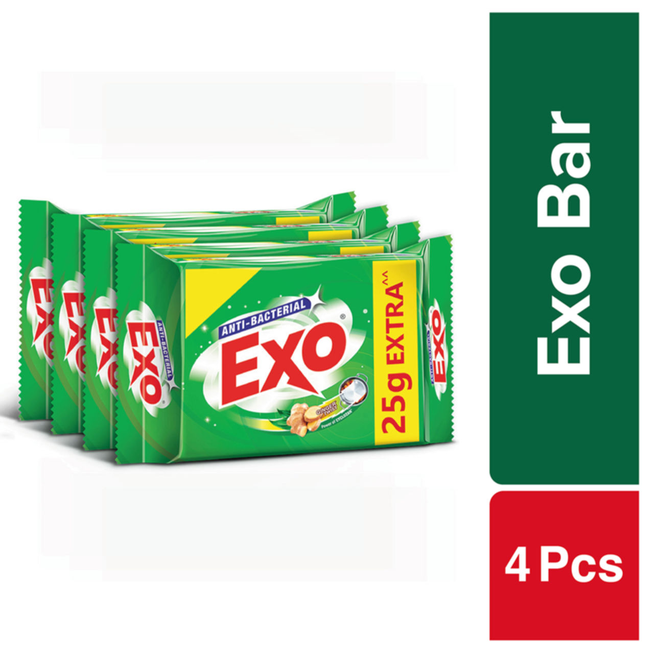 Exo Ginger Twist Dishwash Bar | Anti Bacterial