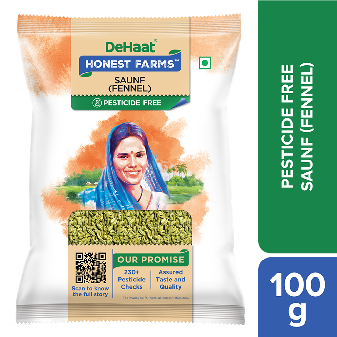 DeHaat Honest Farms Pesticide Free Saunf | Fennel