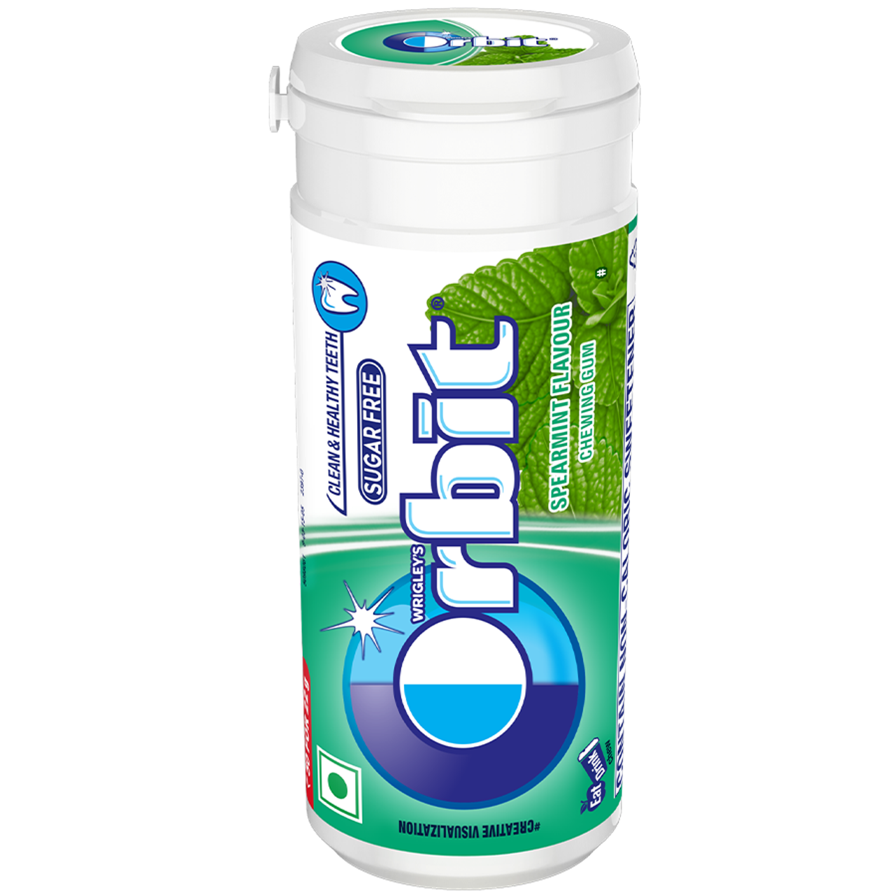 Orbit Sugar Free Spearmint Chewing Gum Tube