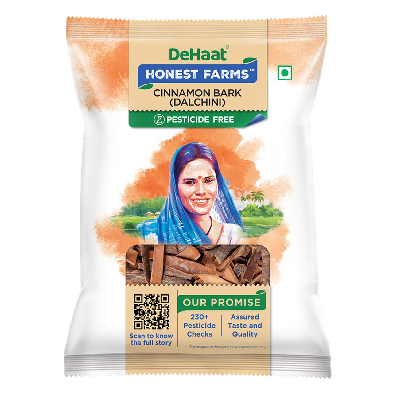 DeHaat Honest Farms Pesticide Free Cinnamon Bark (Dalchini)
