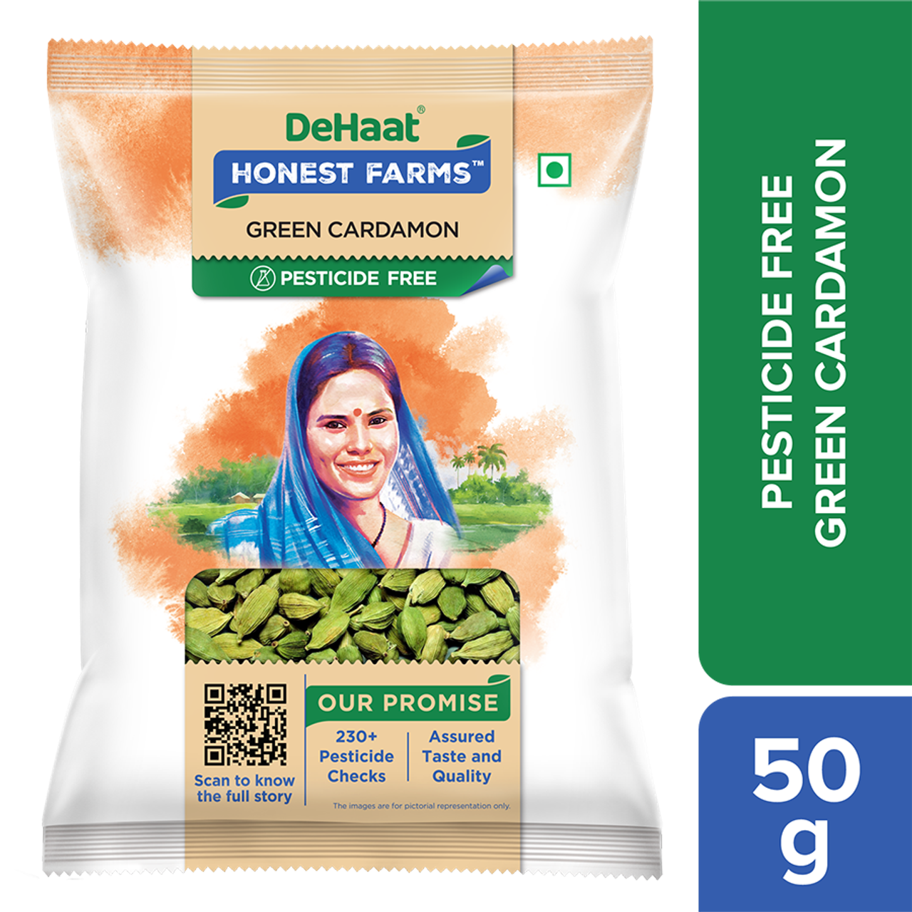 DeHaat Honest Farms Pesticide Free Green Cardamom