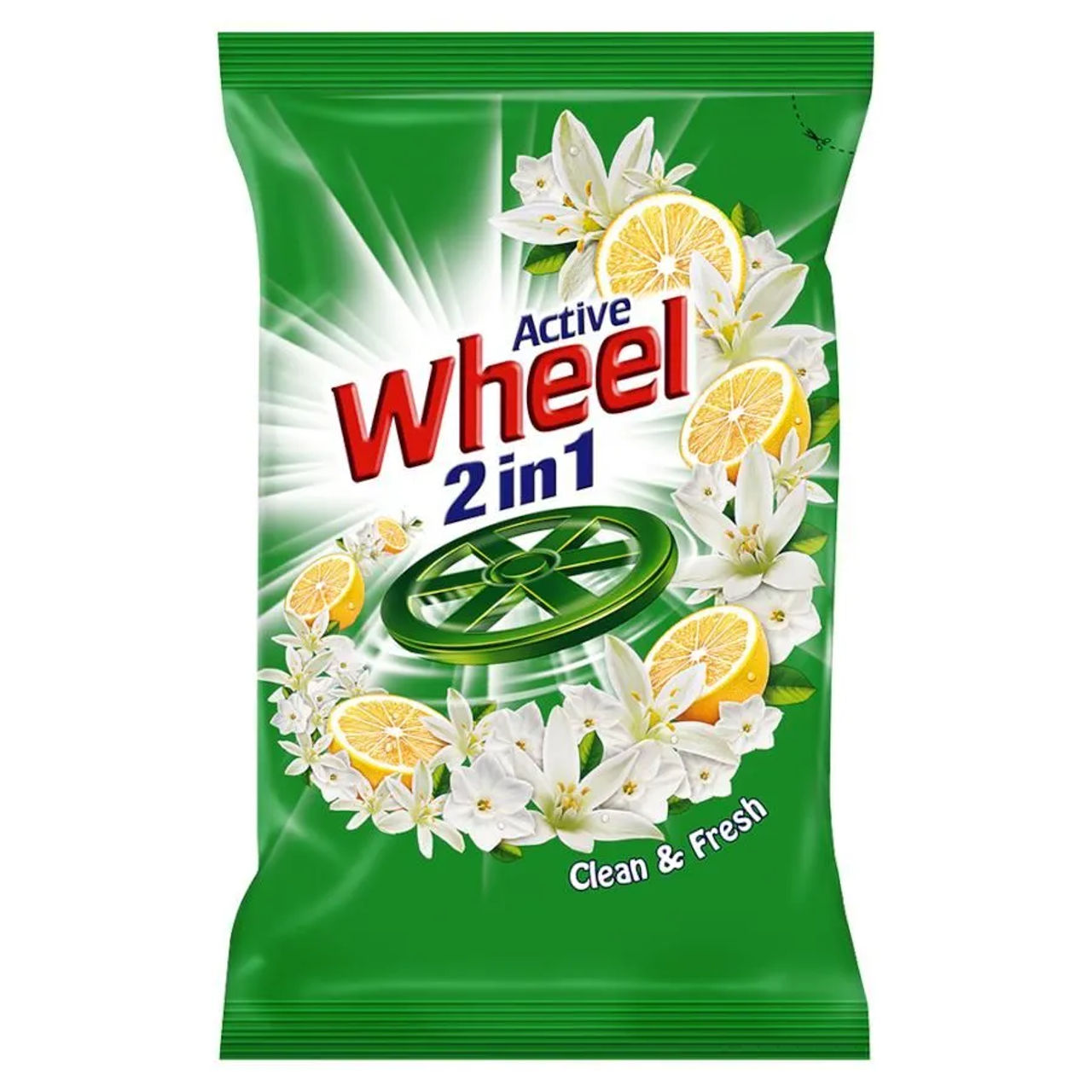 Wheel Green Lemon & Jasmine Detergent Powder 1 kg Combo