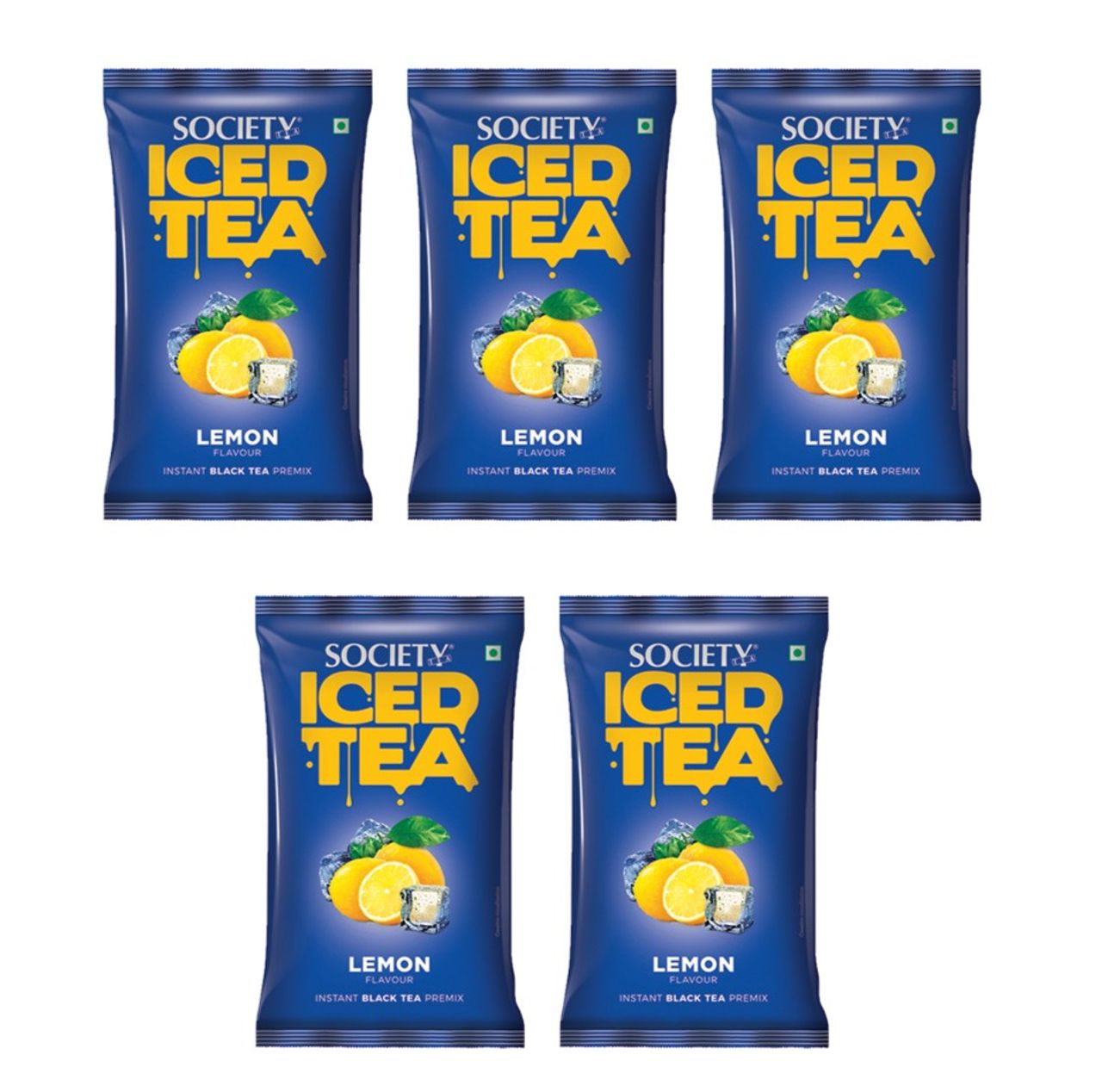 Society Iced Tea Premix Lemon Black Pouch