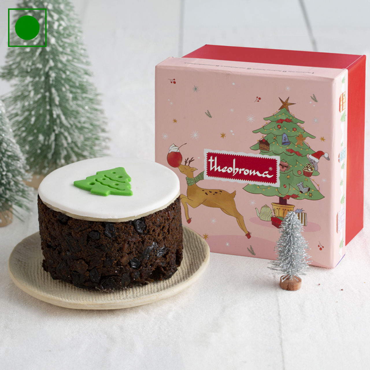 Theobroma Eggless Christmas Cake (Eggless / Veg)