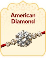 American Diamond Rakhi