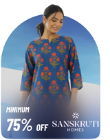 Sanskrutihomes Min 75% off