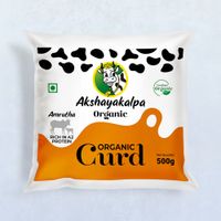 Akshayakalpa Pasteurized Cow Fresh Milk (Pouch) 500 Ml Combo 500 Ml X 3 ...