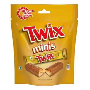 Buy Bounty Coconut 130g + Twix Cookie Caramel 100g Mini Chocolate