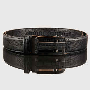 Buy Zoro Men's Textured Nylon Belt | Black - Free Size Online