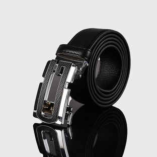 Buy Kaezri Genuine Leather Black Belt for Men With Imported Buckle