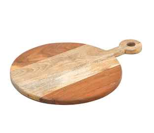 Vesta Homes Large Wooden End Grain Cutting Board | 18 * 12 Inches | Chopping, Serving Board/Block For Kitchen Vegetables, Fruits, Cheese And Charcuterie | Natural Acacia Wood | Handcrafted - View #6