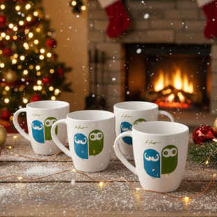 Buy Clay Craft Fine Ceramic Maik Coffee Mug Set Of 6 | Cups For