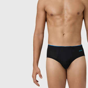 Buy XYXX Men's Uno Modal Briefs pack of 2, Black & Heather Grey| M