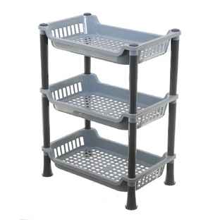 Buy Kuber Industries Plastic 3-Layer Kitchen Rack