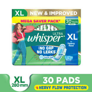 Buy Whisper Choice Sanitary Pads | XL | 36 pcs Online - Price