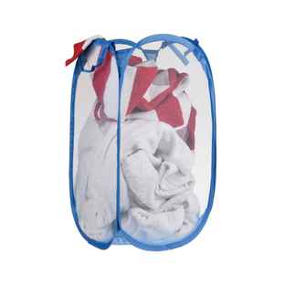 Buy Kuber Industries Nylon Mesh Laundry Basket with Handles|Netted