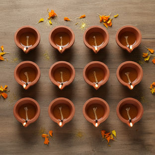 Buy Chumbak Saanjh Gift Bag With Tag - Horizontal, Medium