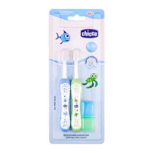 Buy Chicco Toothbrush Blue 6M-36M Online - Price @ ₹85 | Instant