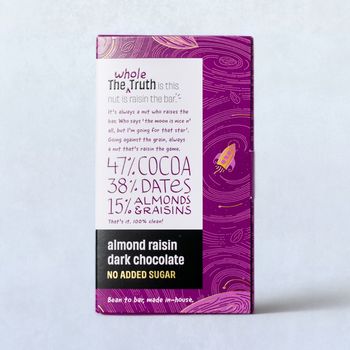 The Whole Truth Almond Raisin Dark Chocolate