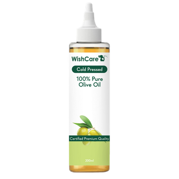 Wishcare 100% Pure Cold Pressed Olive Oil For Healthy Hair And Glowing Skin