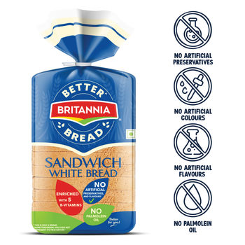 Britannia Better Bread Sandwich White Bread (No Preservative)