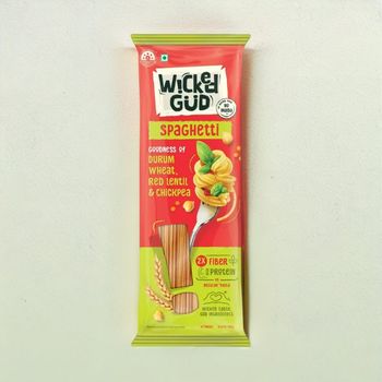 Wickedgud Spaghetti Pasta | Chickpeas | Red Lentil | Brown Rice And Durum Wheat