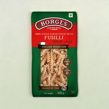 Borges Whole Wheat Fusilli Pasta