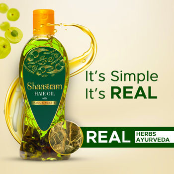 Shaastram Amla & Mulethi Ayurvedic Jadi buti hairfall reduction hair oil