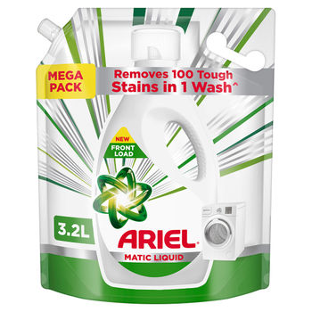 Ariel Liquid Detergent Front Load | Stain Removal in Washing Machine