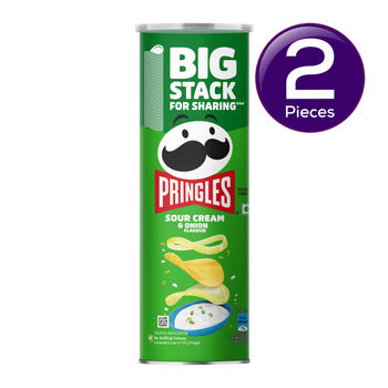 Pringles Potato Chips Sour Cream & Onion Flavour 141 g Combo