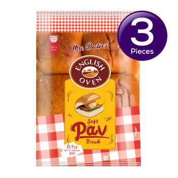 English Oven Pav Bread 250 g Combo