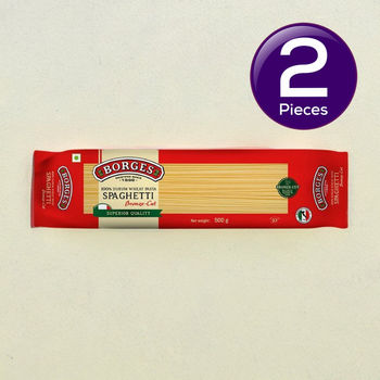 Borges Spaghetti Durum Wheat Pasta 500 g Combo