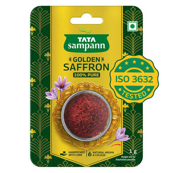 Tata Sampann Golden Saffron | Natural Aroma And Colour | Pure Kesar