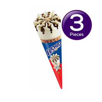 Havmor Nutty French Vanilla Ice Cream Cone 150 ml Combo