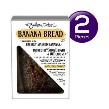 The Baker's Dozen Banana Bread 100% Wholewheat 150 g Combo