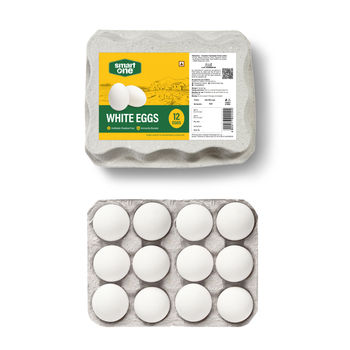 Smart One White Eggs - Pack of 12