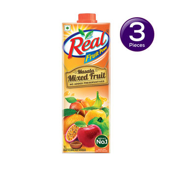 Real Fruit Power -Masala Mixed Fruit Juice Tetrapack 1 l Combo