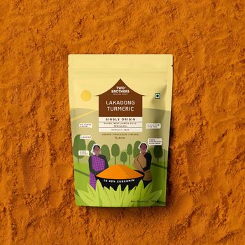 Two Brothers Single Origin Lakadong Turmeric Powder