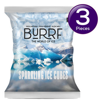 Burrf Sparkling Ice Cubes 1 kg Combo