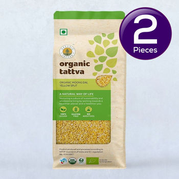 Organic Tattva Organic Moong Dal Yellow Split 500 g Combo