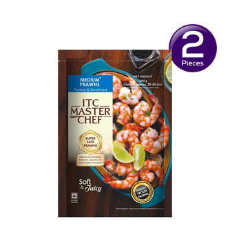 ITC Master Chef Medium Prawns Peeled & Deveined 200 g Combo