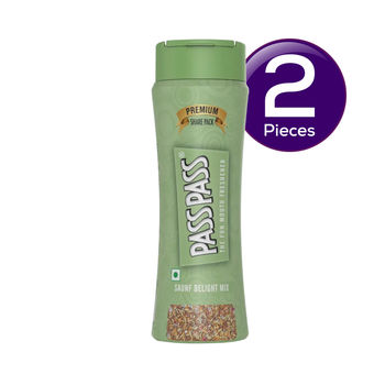 Pass Pass Saunf Delight Mix Mouth Freshener 110 g Combo