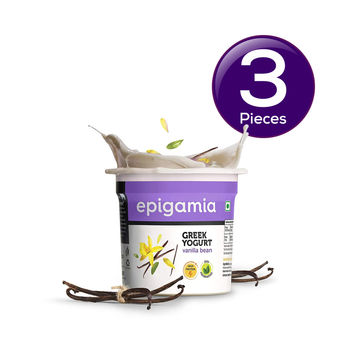 Epigamia Greek Yogurt- Vanilla Bean 85 g Combo