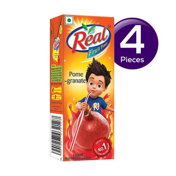 Real Fruit Power- Pomegranate Juice Tetrapack 180 ml Combo