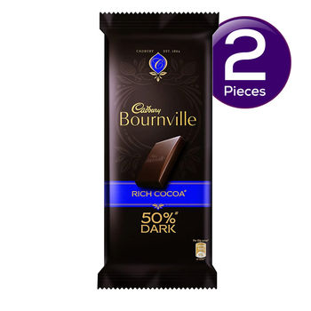 Cadbury Bournville Rich Cocoa - 50% Dark Chocolate Bar 30 g Combo